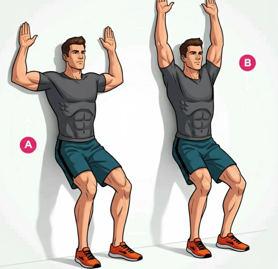 10 Best Rotator Cuff Injury Exercises for Faster Recovery and Stronger Shoulders 5 Scapular Wall Slides 10 Best Rotator Cuff Injury Exercises for Faster Recovery and Stronger Shoulders
