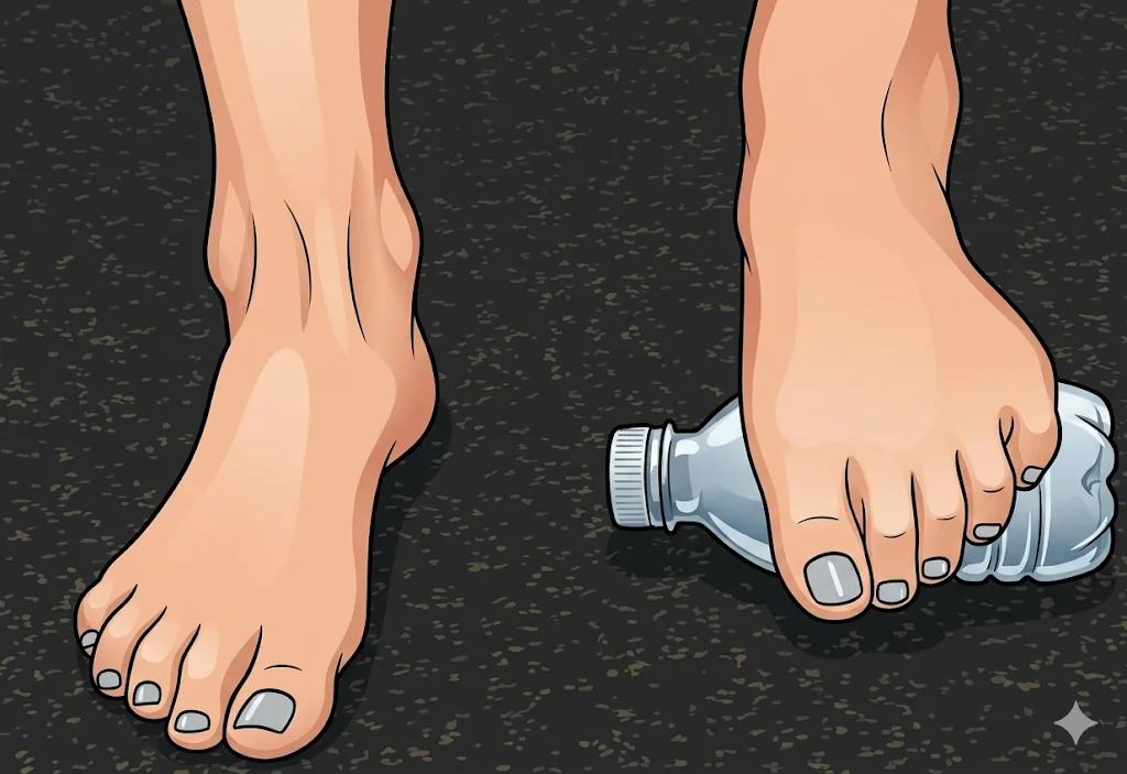 Plantar Fasciitis Treatment: Best Physiotherapy Exercises for Heel Pain Relief 6 Frozen-Water-Bottle-or-Ball-Rolling