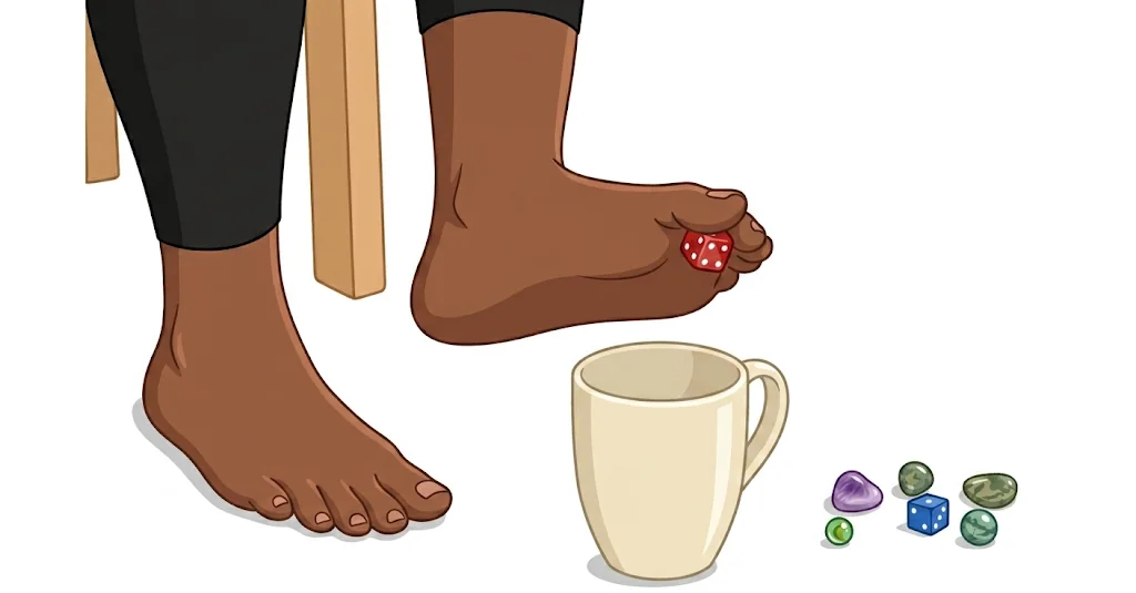 Plantar Fasciitis Treatment: Best Physiotherapy Exercises for Heel Pain Relief 4 Marble-Pickups