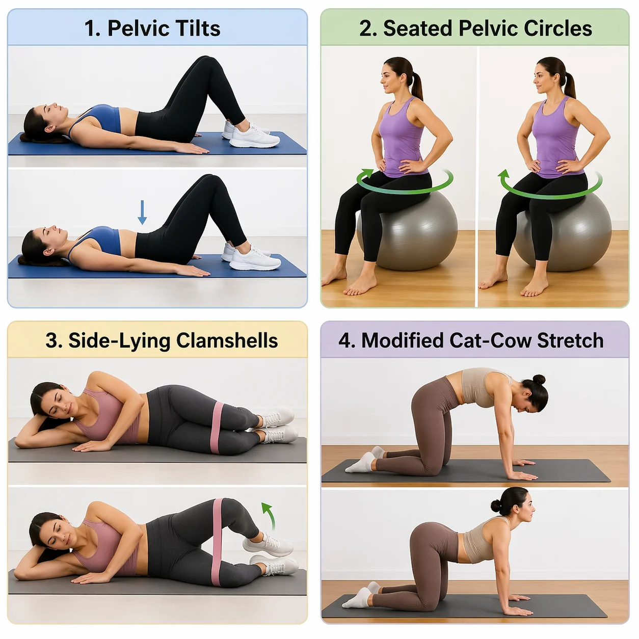 Pelvic Girdle Pain During Pregnancy: Causes and Safe Physiotherapy Relief 1 Safe-and-Effective-Exercises-for-Pelvic-Girdle-Pain